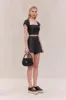 RAFAELA TOP - BLACK sold by Cult Gaia