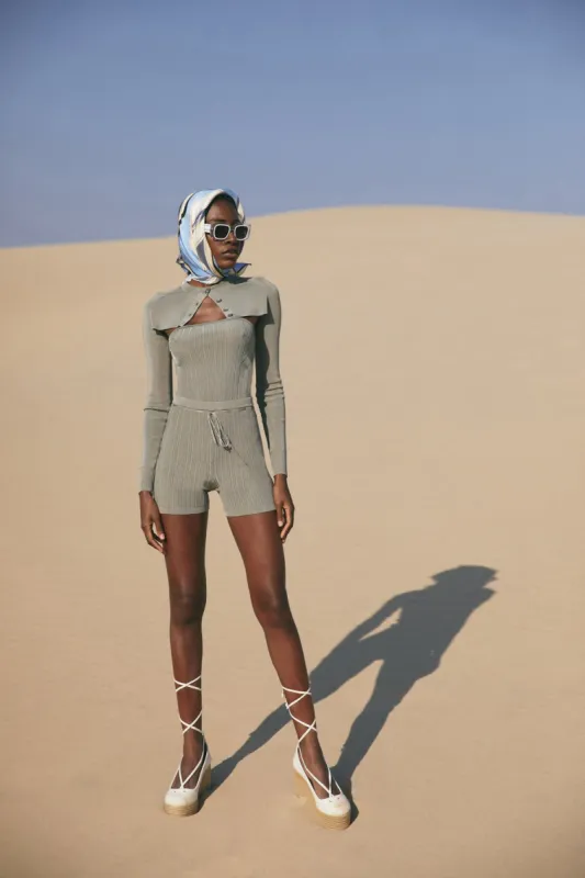 ZURI KNIT TOP - GRANITE sold by cult gaia