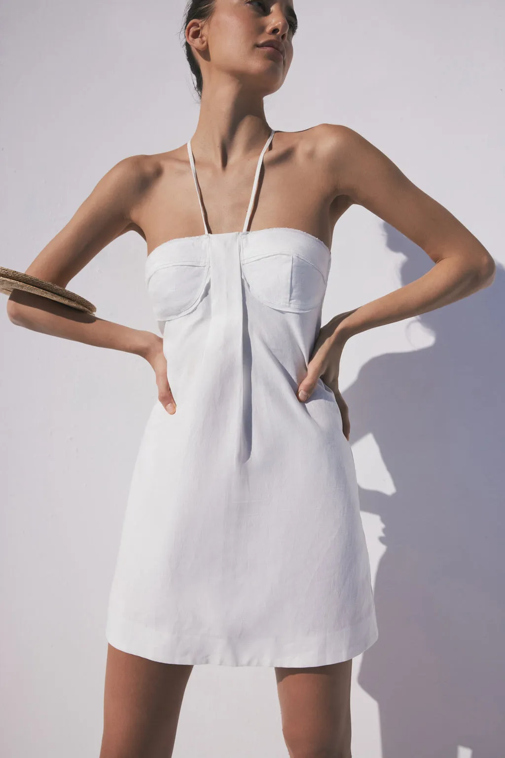 BREA DRESS - OFF WHITE sold by cult gaia product image thumbnail 2