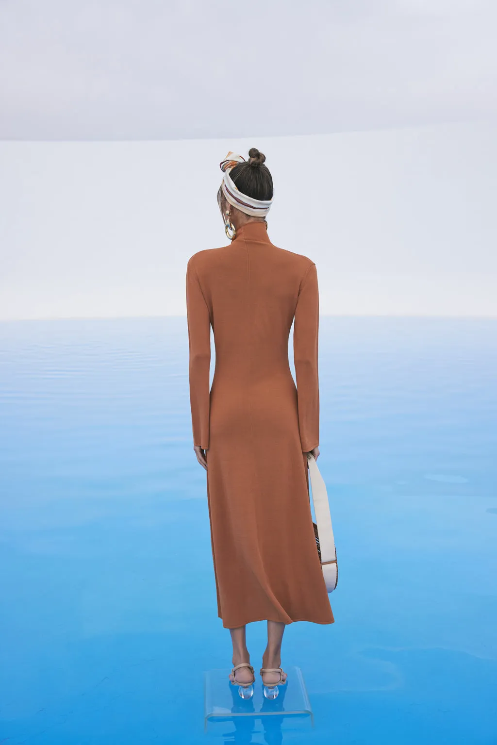 ELI KNIT DRESS - ADOBE sold by cult gaia product image thumbnail 2