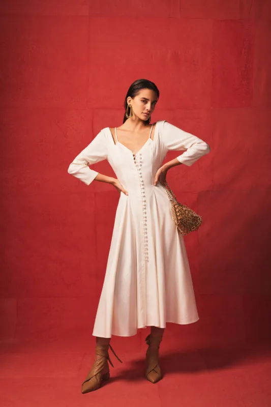 KIARA DRESS - OFF WHITE made by Cult Gaia