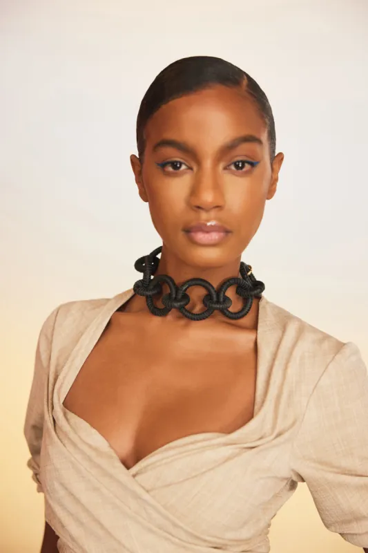 VALENCE CHOKER - BLACK sold by cult gaia