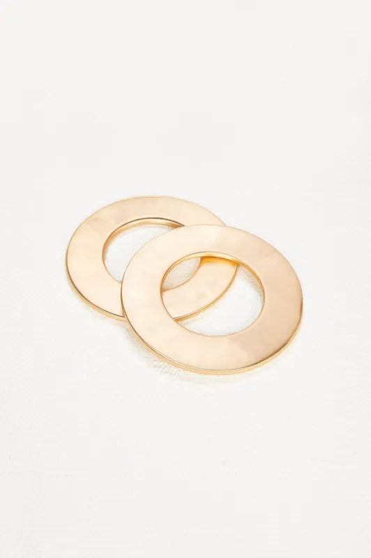VALE BANGLES - BRUSHED BRASS sold by cult gaia