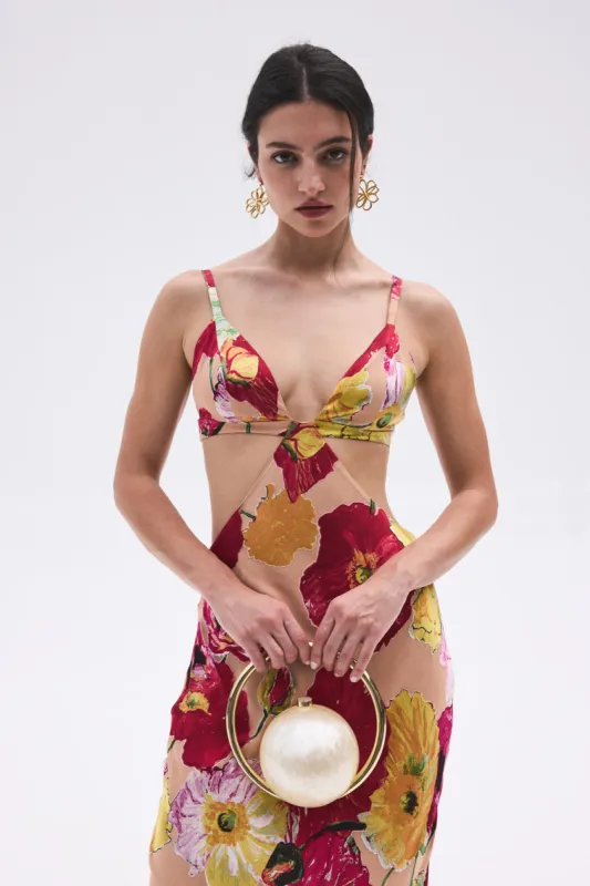 DARI GOWN - PAINTED FLORAL sold by cult gaia