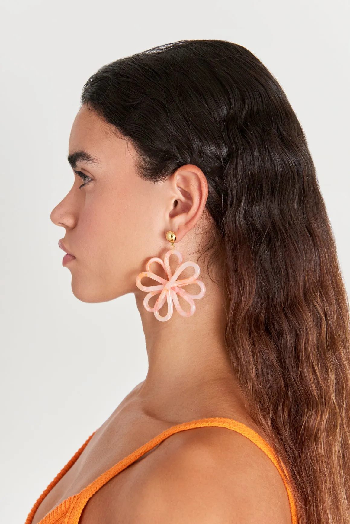 BLOSSOM EARRING - AZALEA sold by cult gaia product image thumbnail 3