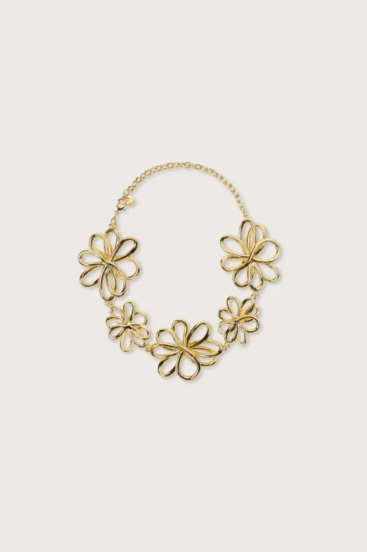BLOSSOM CHOKER - GOLD sold by cult gaia