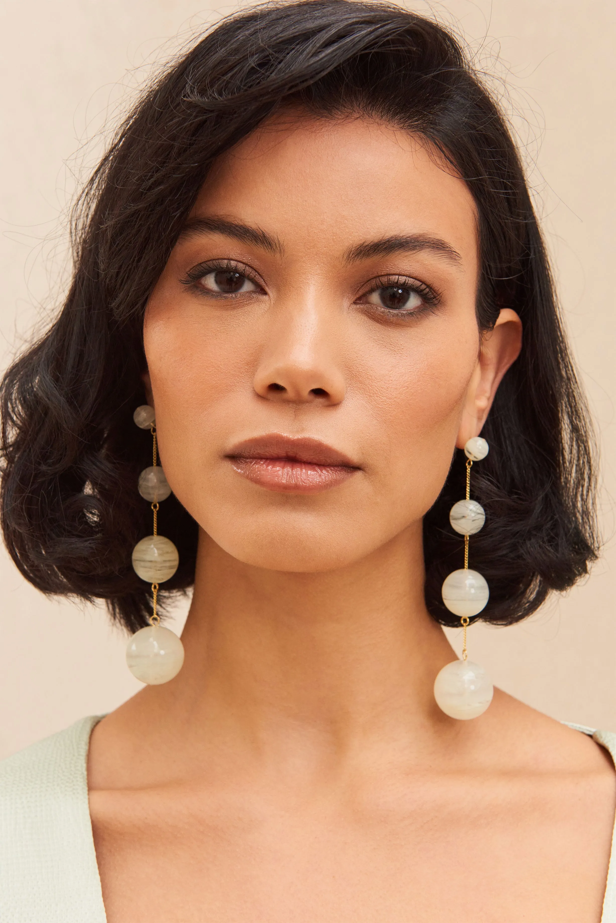 CANDACE EARRING - JADE sold by cult gaia product image thumbnail 2