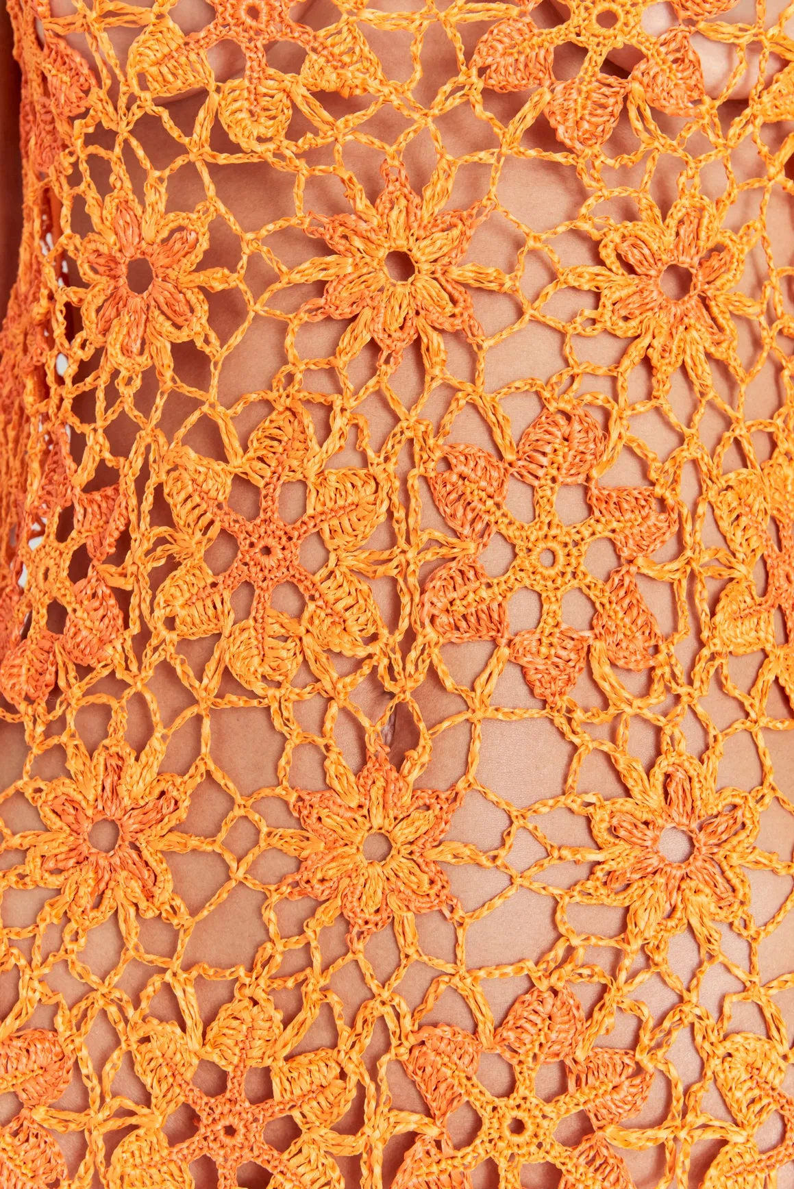 ENRA CROCHET DRESS - PAPAYA POPPY sold by cult gaia product image thumbnail 4