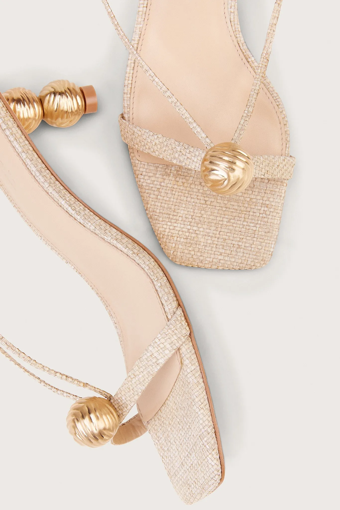 MINDY SANDAL - NATURAL sold by cult gaia product image thumbnail 4