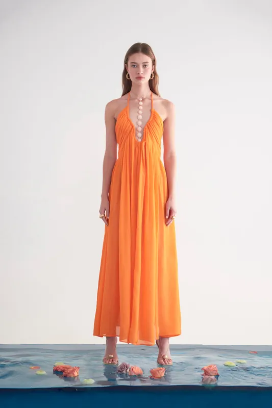SLOANE DRESS - PAPAYA made by Cult Gaia