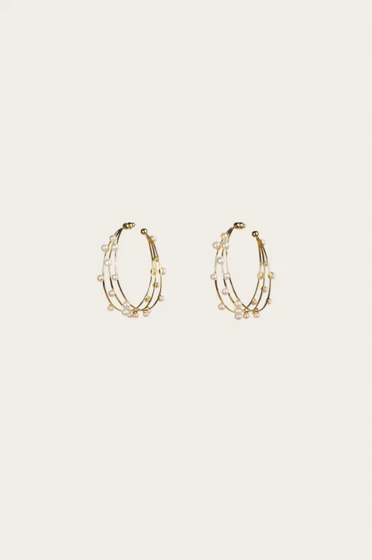 SHANTI LARGE EARRING - PEARL sold by cult gaia