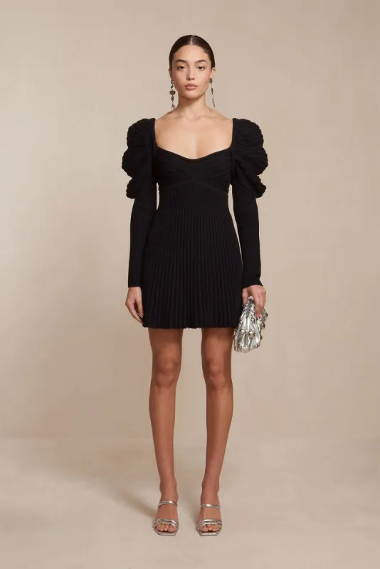 ADELIE KNIT DRESS - BLACK sold by cult gaia