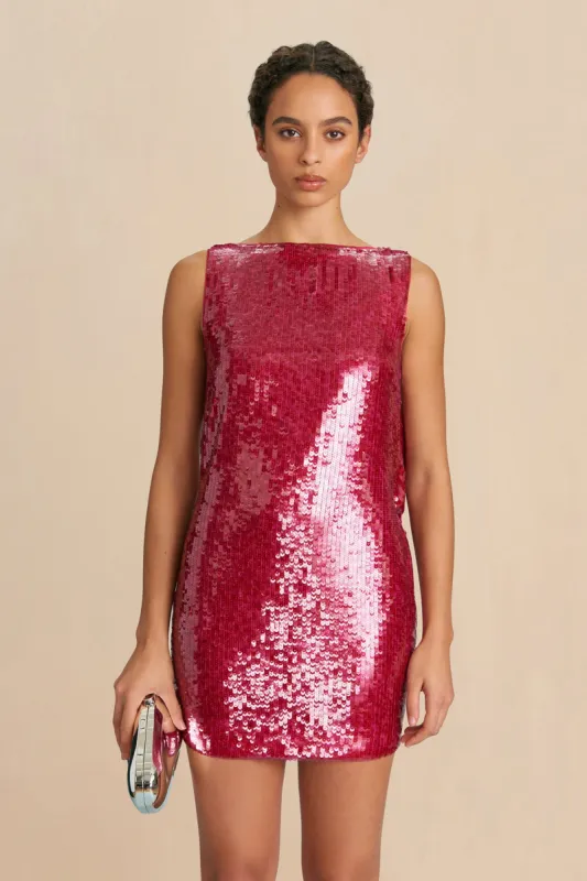 CARLETTA DRESS - PINK OMBRE sold by cult gaia
