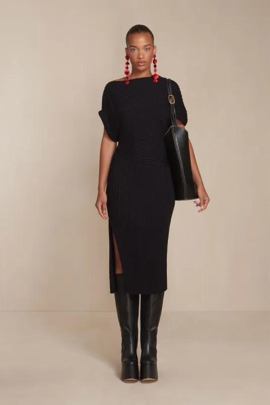NAUNET KNIT DRESS - BLACK sold by cult gaia
