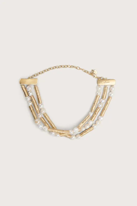 ZABELLE CHOKER - BRUSHED BRASS sold by cult gaia