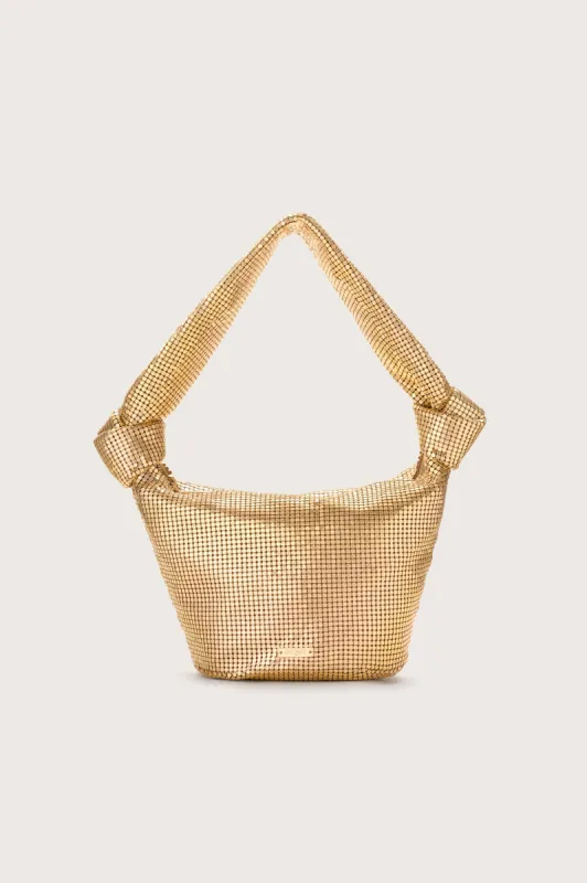GIA SHOULDER BAG - BRUSHED BRASS sold by cult gaia