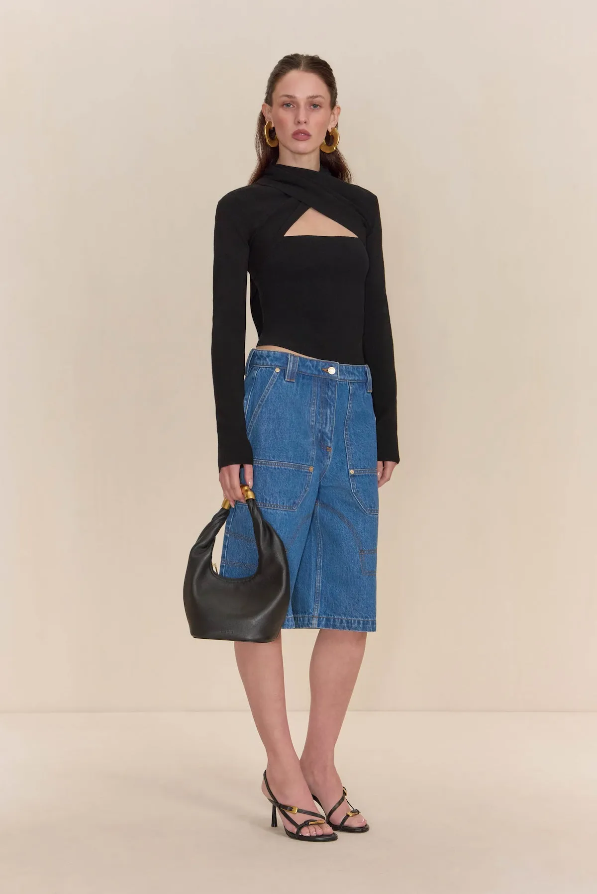 ONIA KNIT CARDIGAN - BLACK sold by Cult Gaia product image thumbnail 4