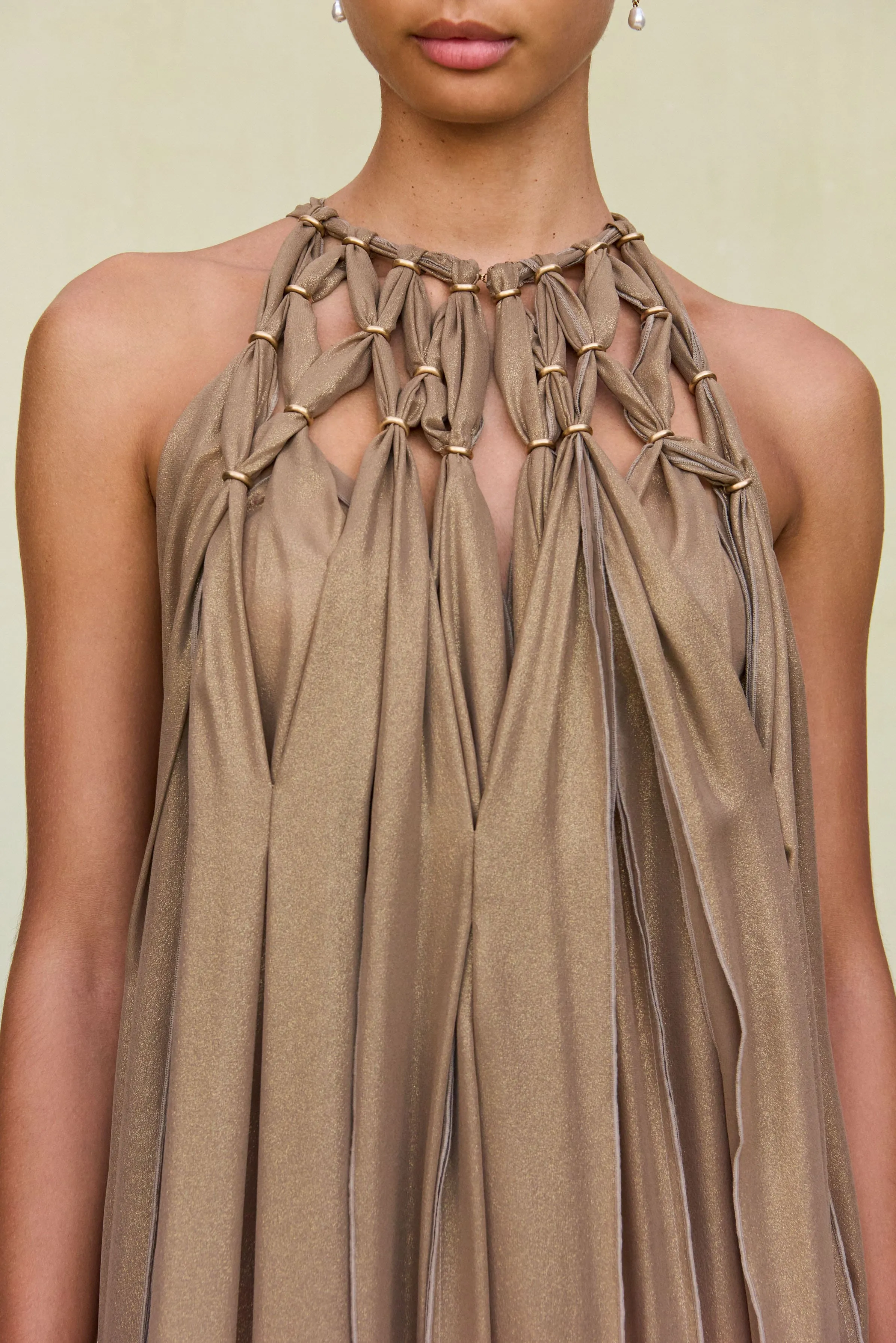 ADITI GOWN - GOLD sold by Cult Gaia product image thumbnail 2