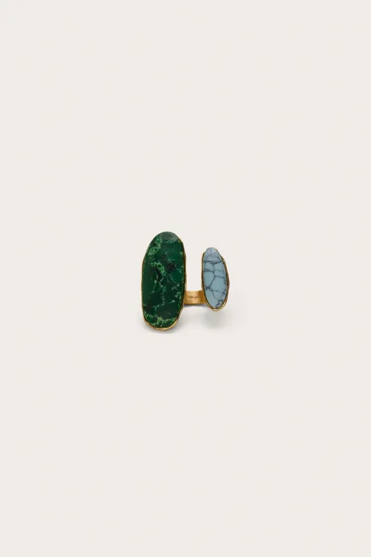 AMI RING - DEEP BASIL MULTI sold by Cult Gaia
