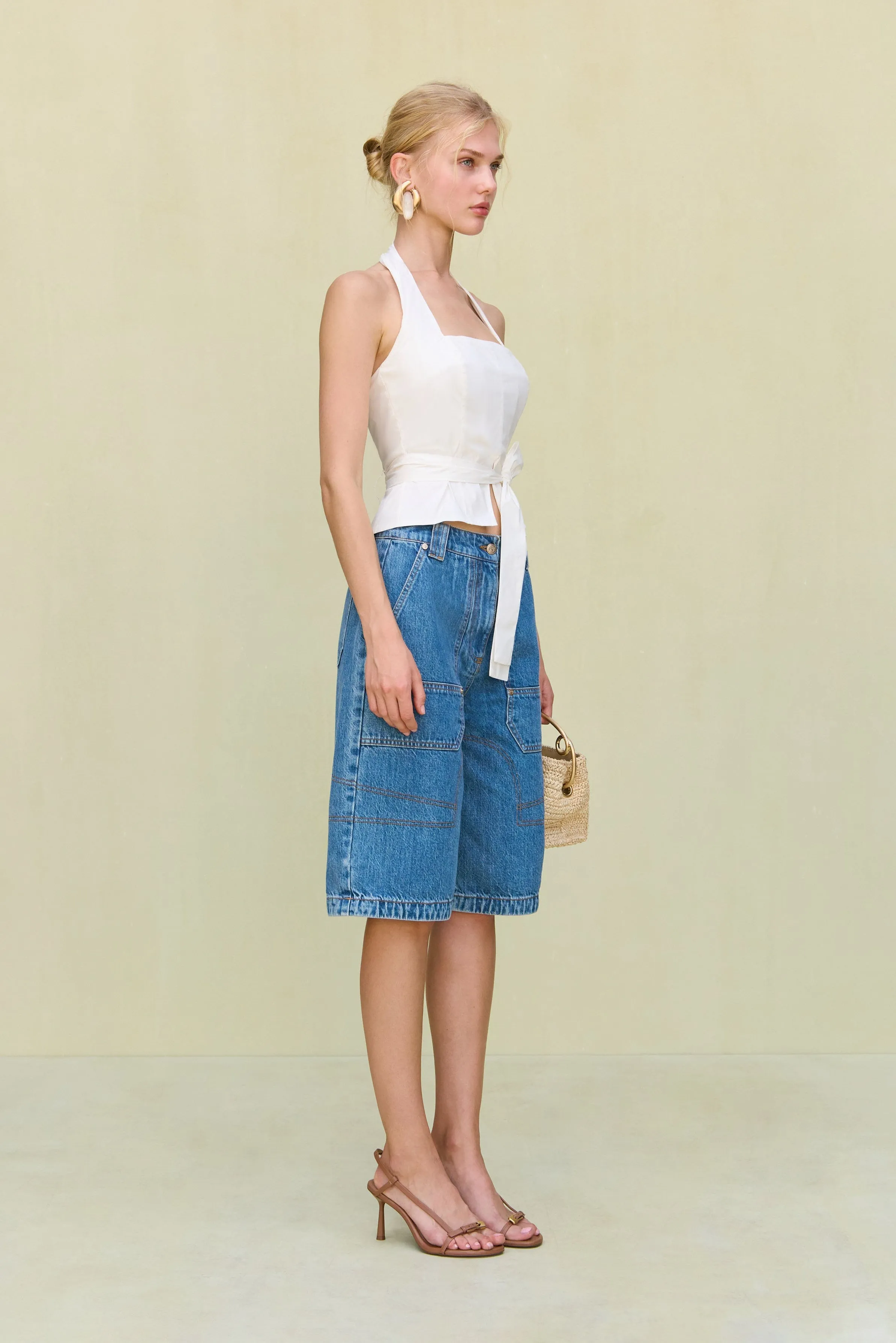 ANITA TOP - OFF WHITE sold by Cult Gaia product image thumbnail 5
