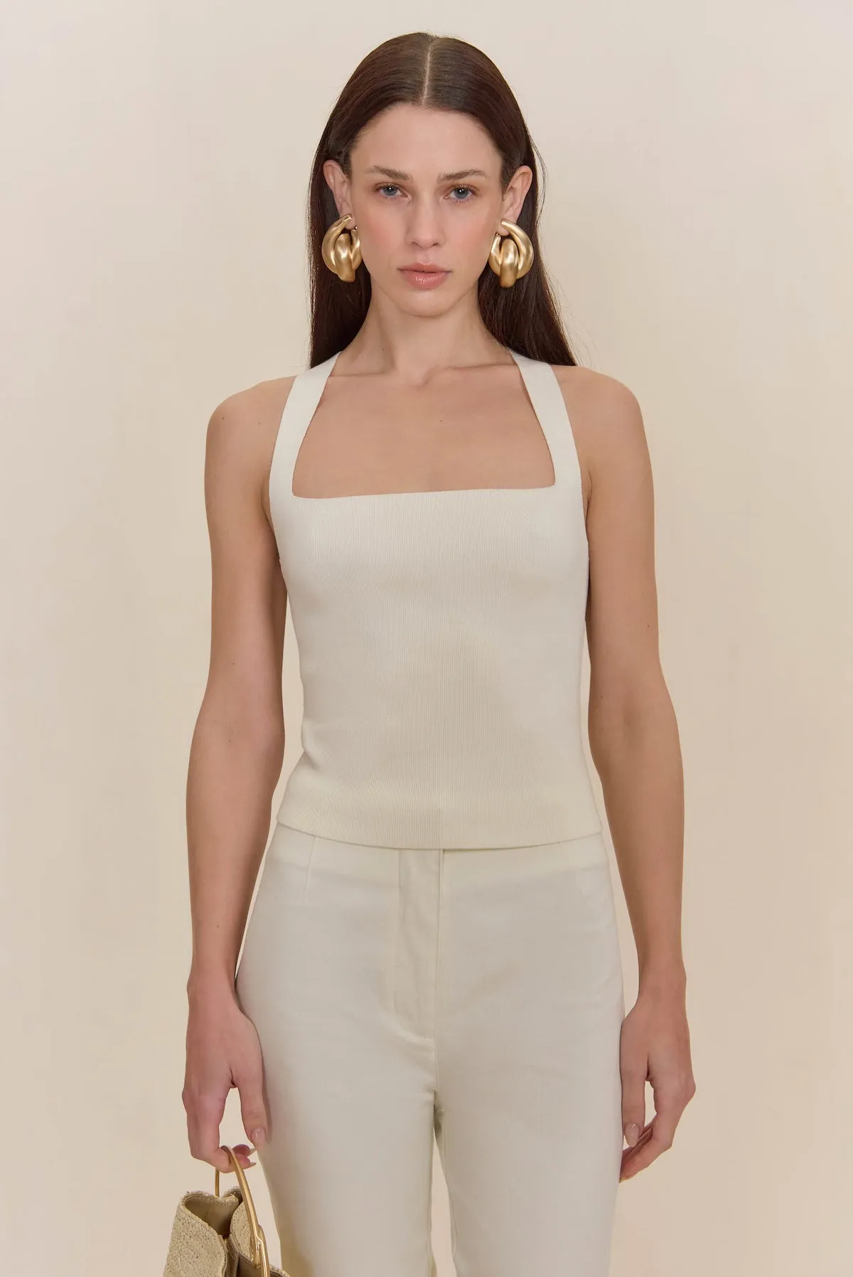 BLAIRE PANT - OFF WHITE sold by Cult Gaia product image thumbnail 3