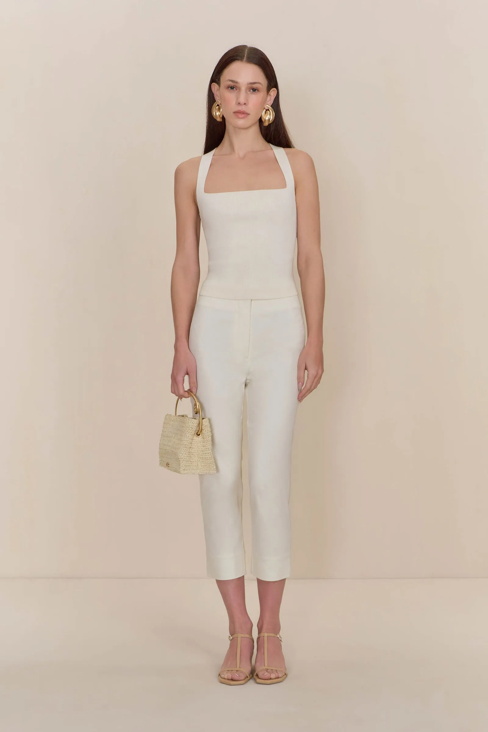 BLAIRE PANT - OFF WHITE sold by Cult Gaia