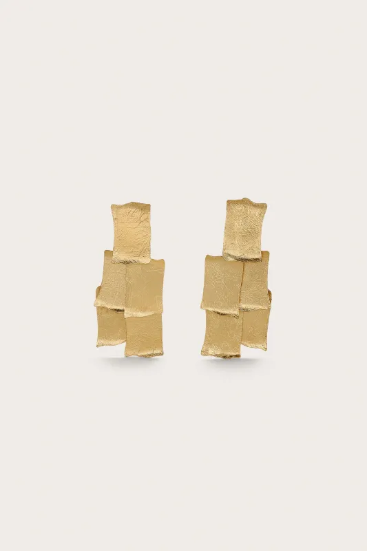BROOKLYN EARRING - GOLD FOILED sold by Cult Gaia