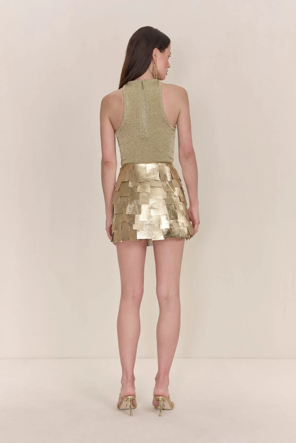CARLEY SKIRT - GOLD sold by Cult Gaia product image thumbnail 5
