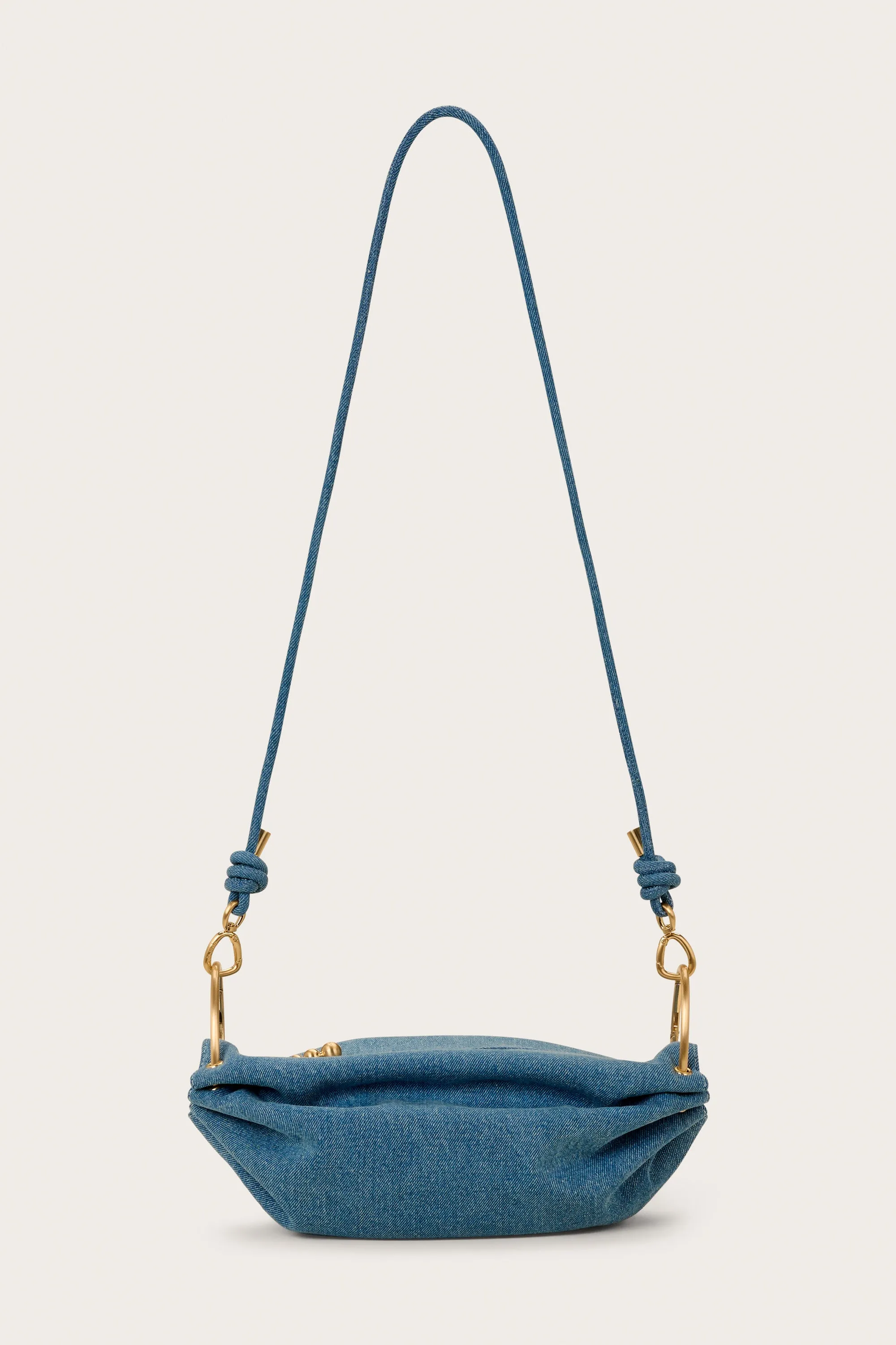 CINCH CROSSBODY BAG - DENIM sold by Cult Gaia
