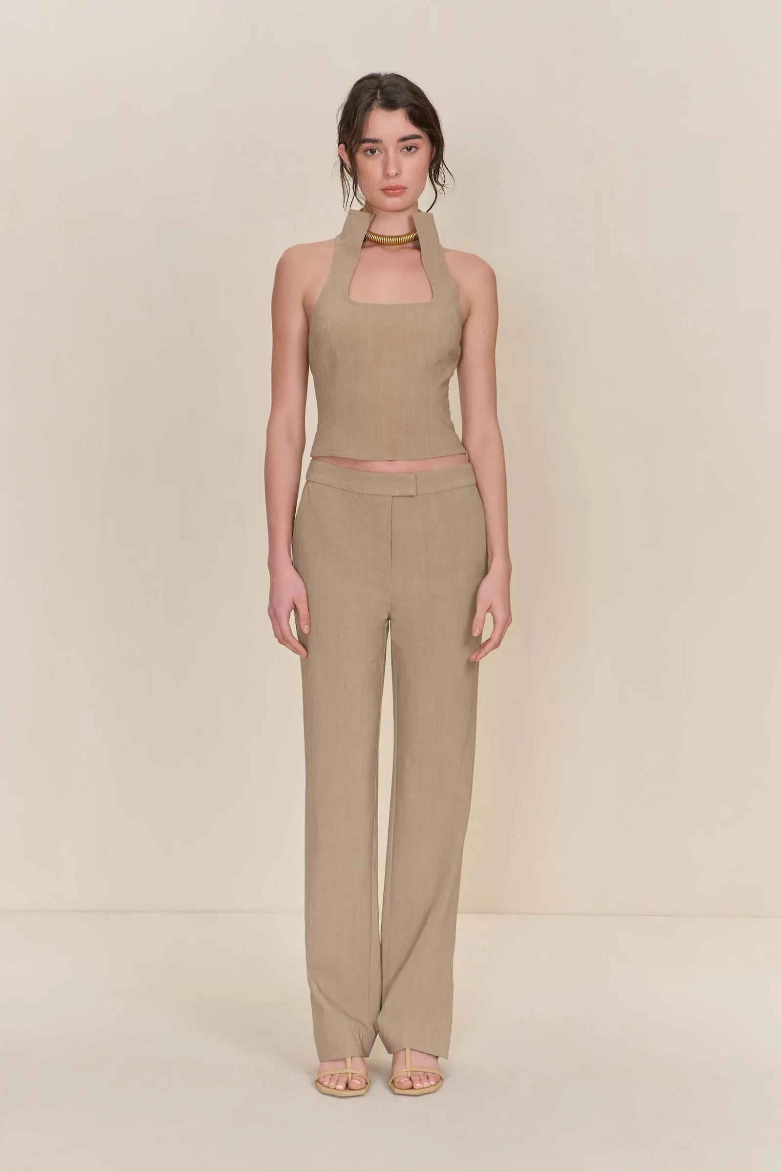 CONTESSA PANT - BEIGE sold by cult gaia