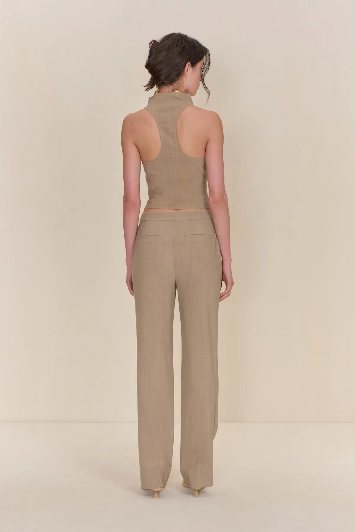 CONTESSA PANT - BEIGE sold by cult gaia product image thumbnail 3