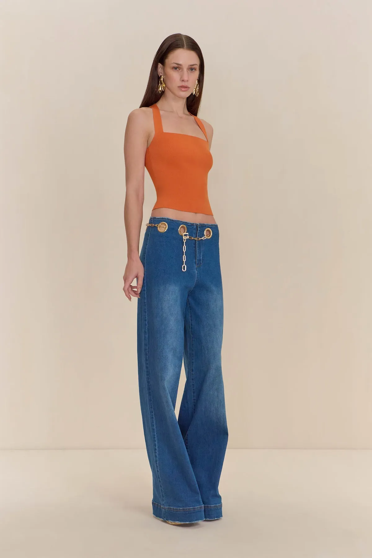 CRAWFORD KNIT TOP - PERSIMMON sold by Cult Gaia product image thumbnail 4