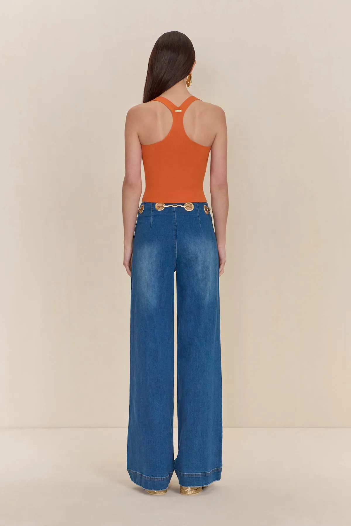 CRAWFORD KNIT TOP - PERSIMMON sold by Cult Gaia product image thumbnail 5