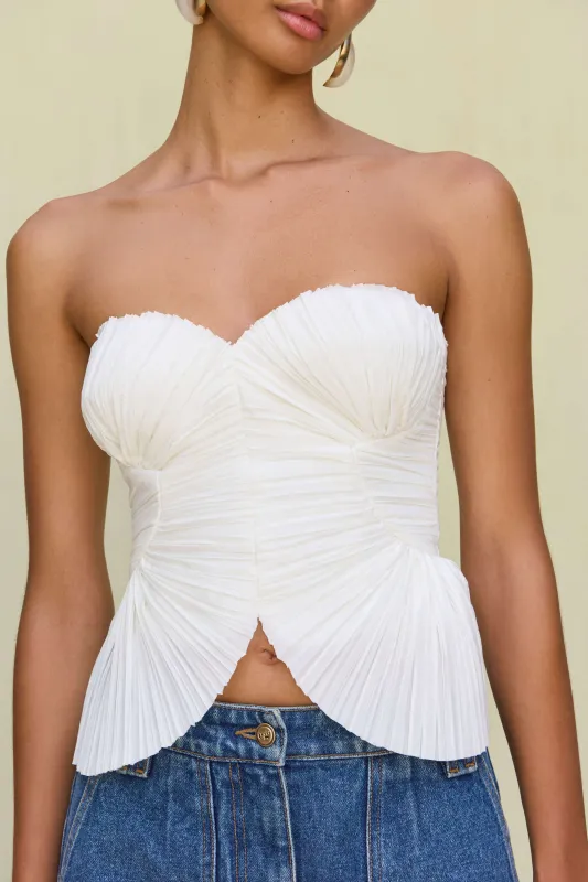 JACE TOP - OFF WHITE sold by Cult Gaia