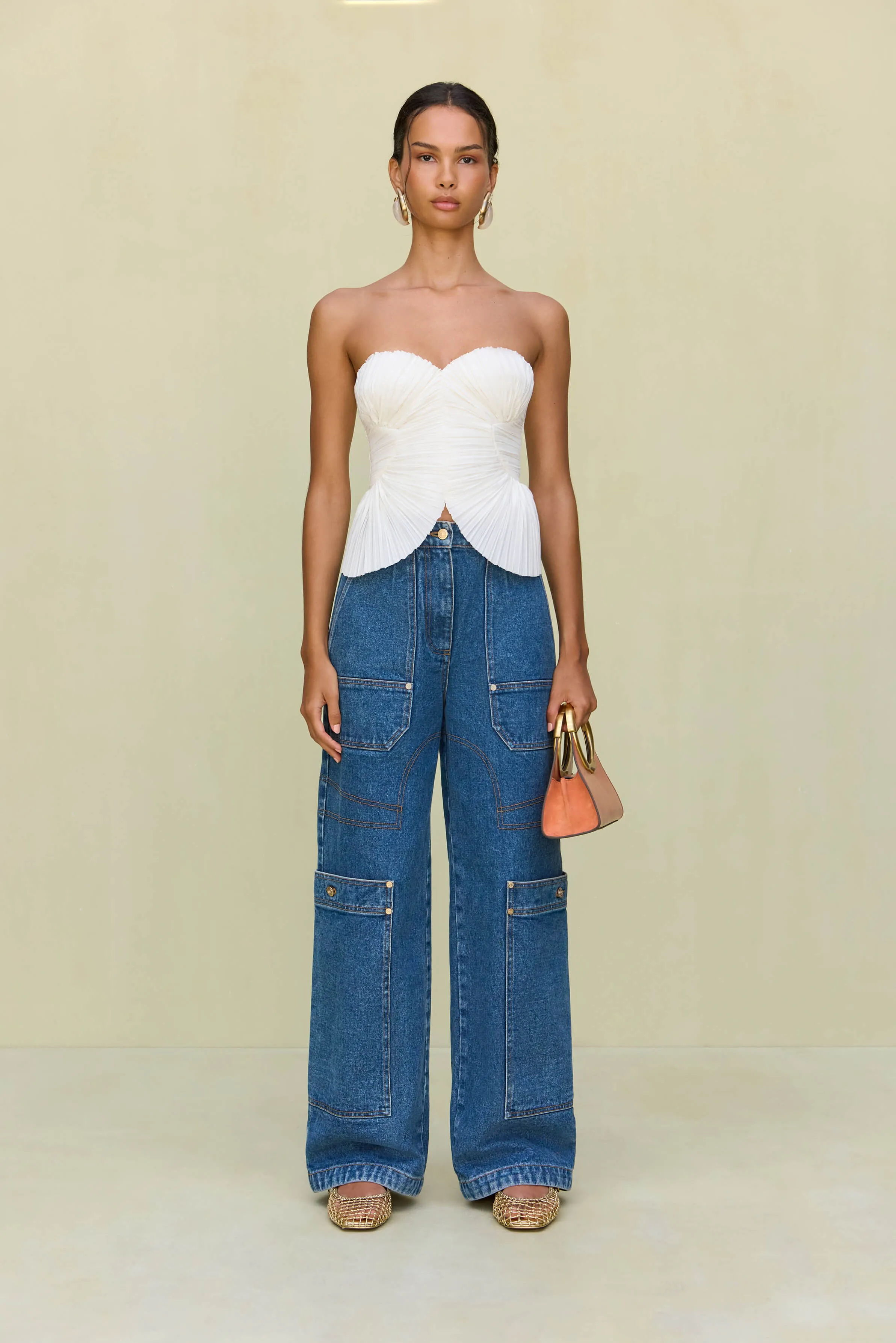 JACE TOP - OFF WHITE sold by Cult Gaia product image thumbnail 2