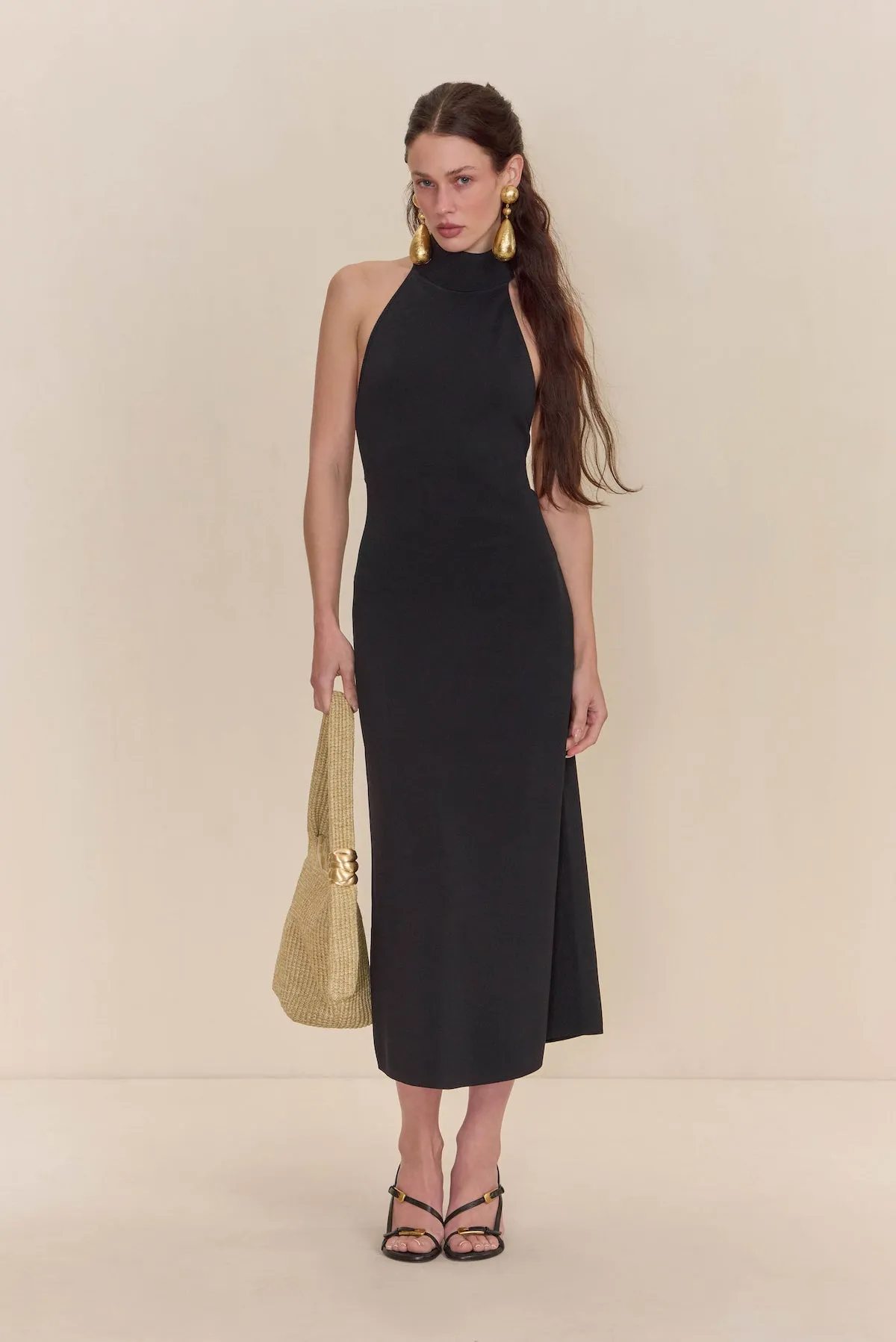 KATARA KNIT DRESS - BLACK sold by Cult Gaia