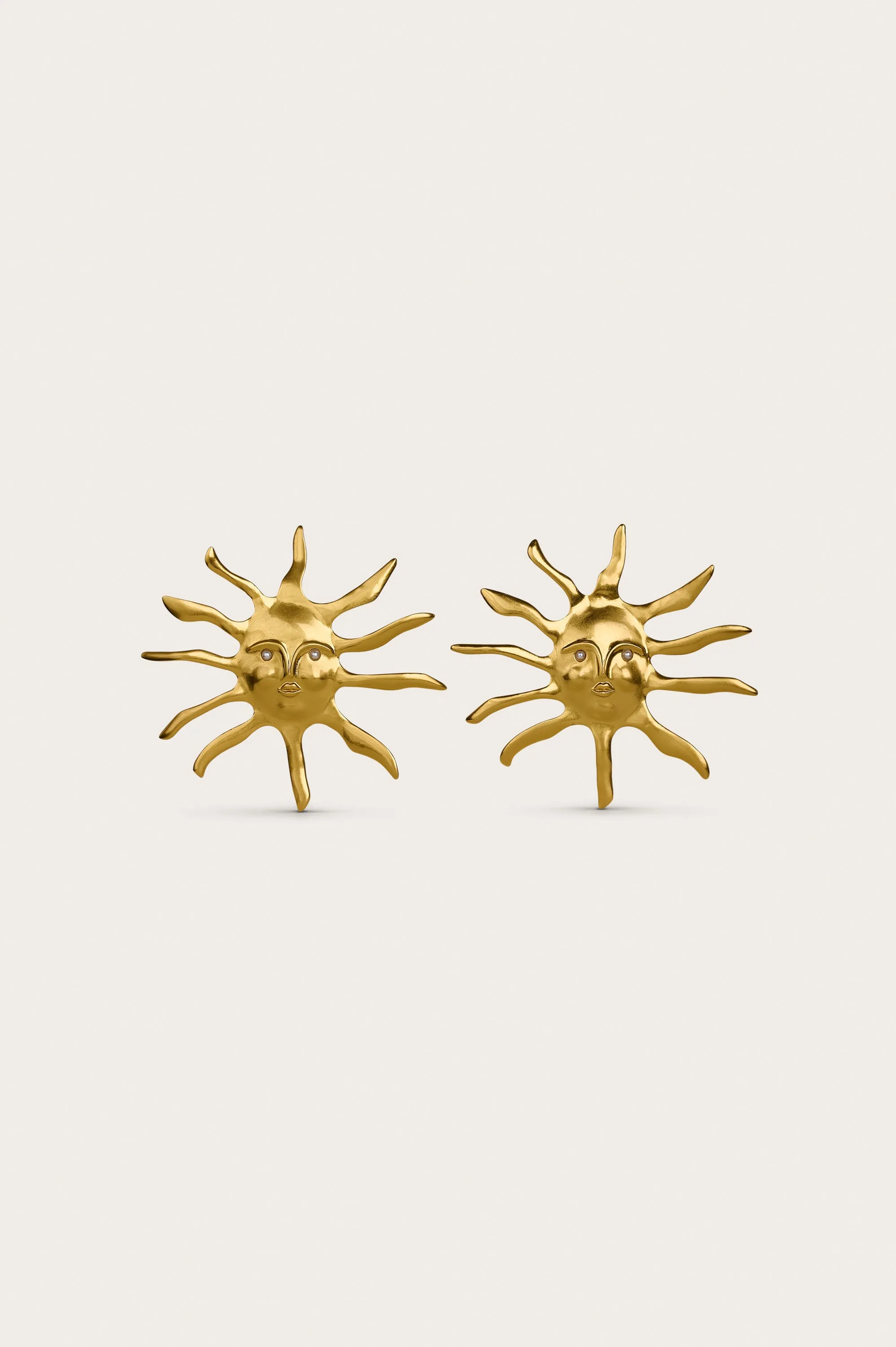 LEO EARRING - ANTIQUE BRASS sold by Cult Gaia
