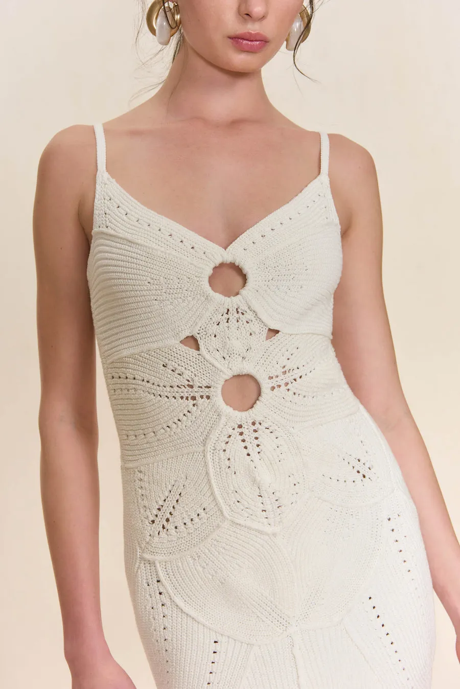 MARLOW KNIT DRESS - OFF WHITE sold by Cult Gaia product image thumbnail 4
