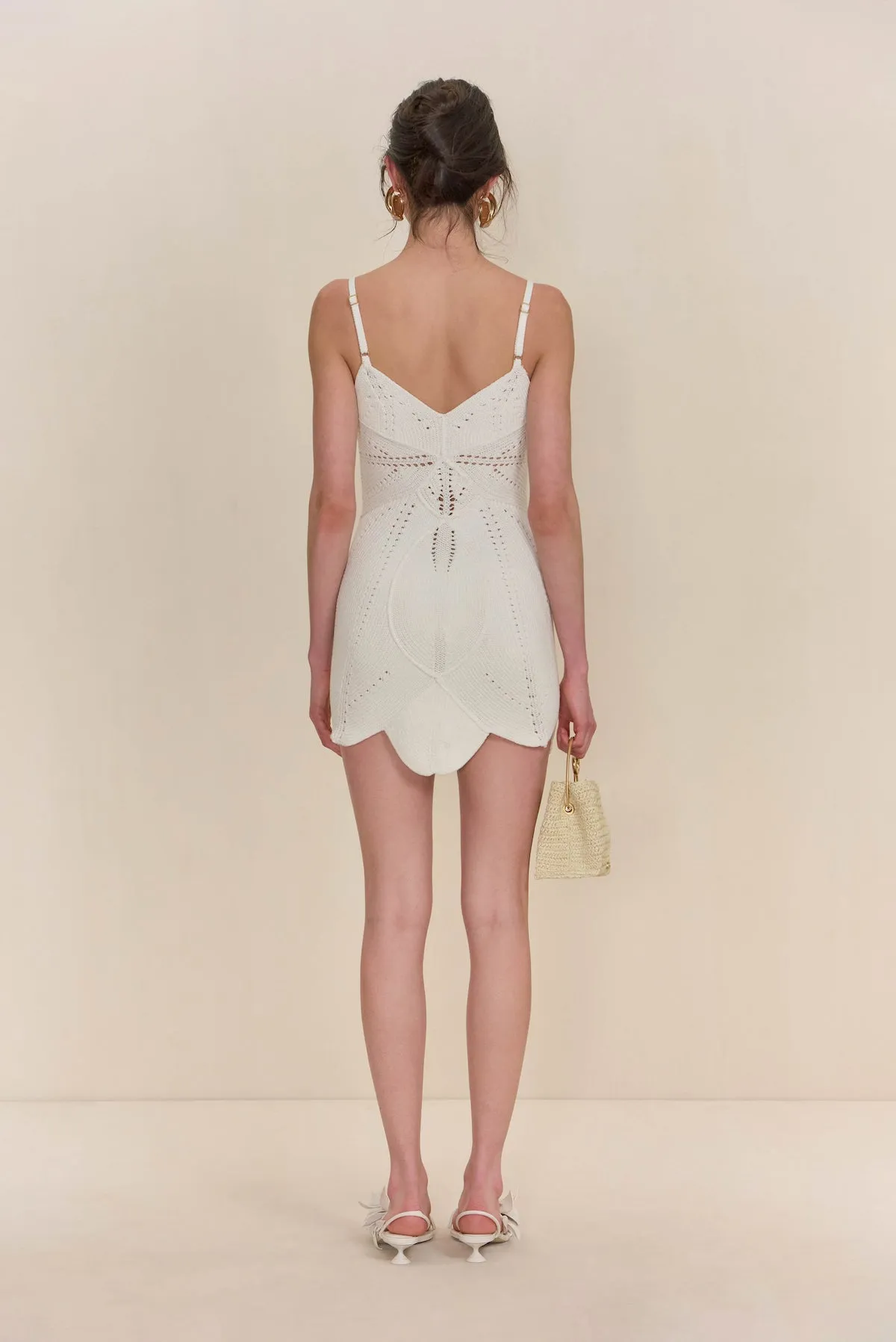 MARLOW KNIT DRESS - OFF WHITE sold by Cult Gaia product image thumbnail 5
