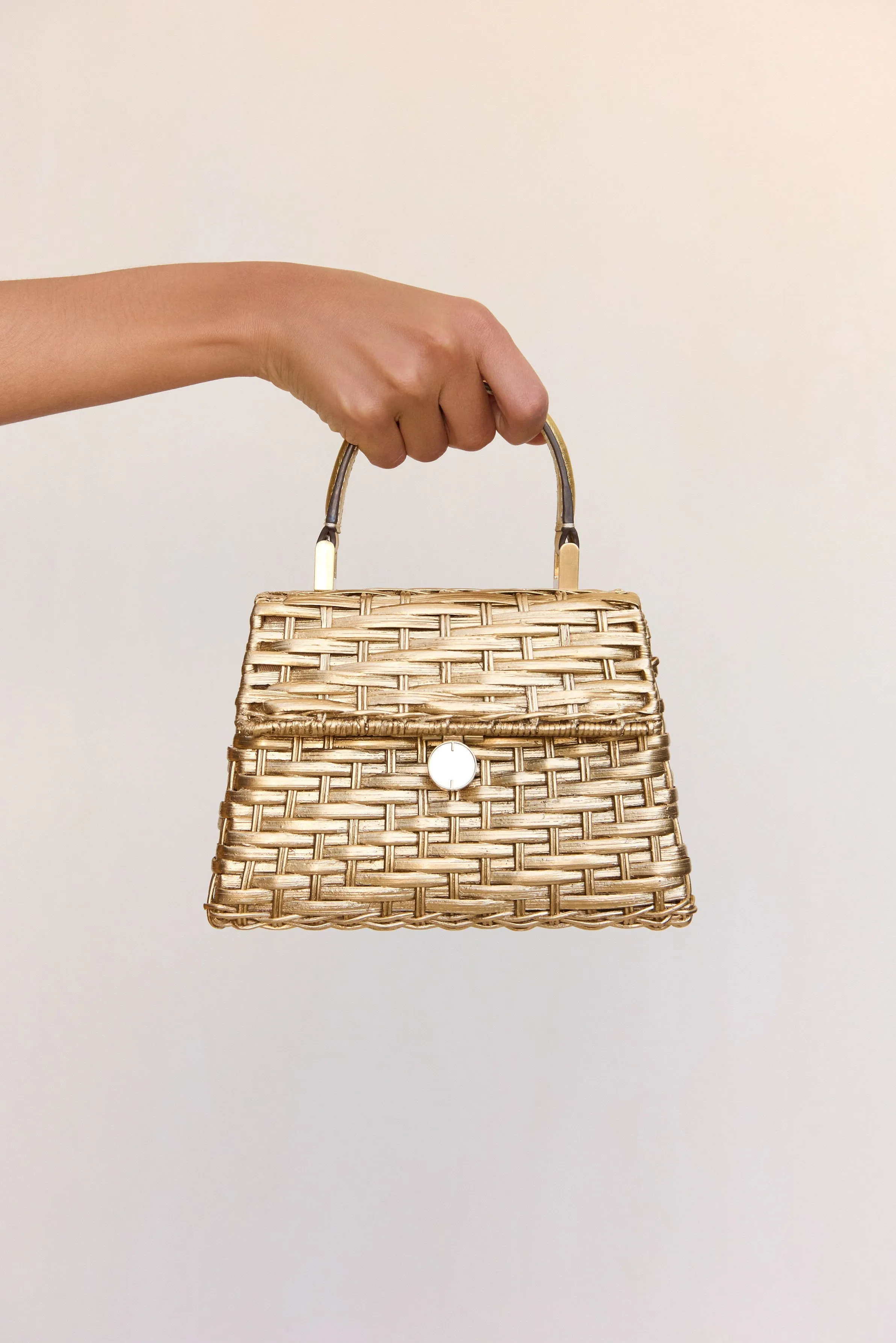 NANO SYBIL CROSSBODY BAG - BRUSHED BRASS sold by cult gaia product image thumbnail 3