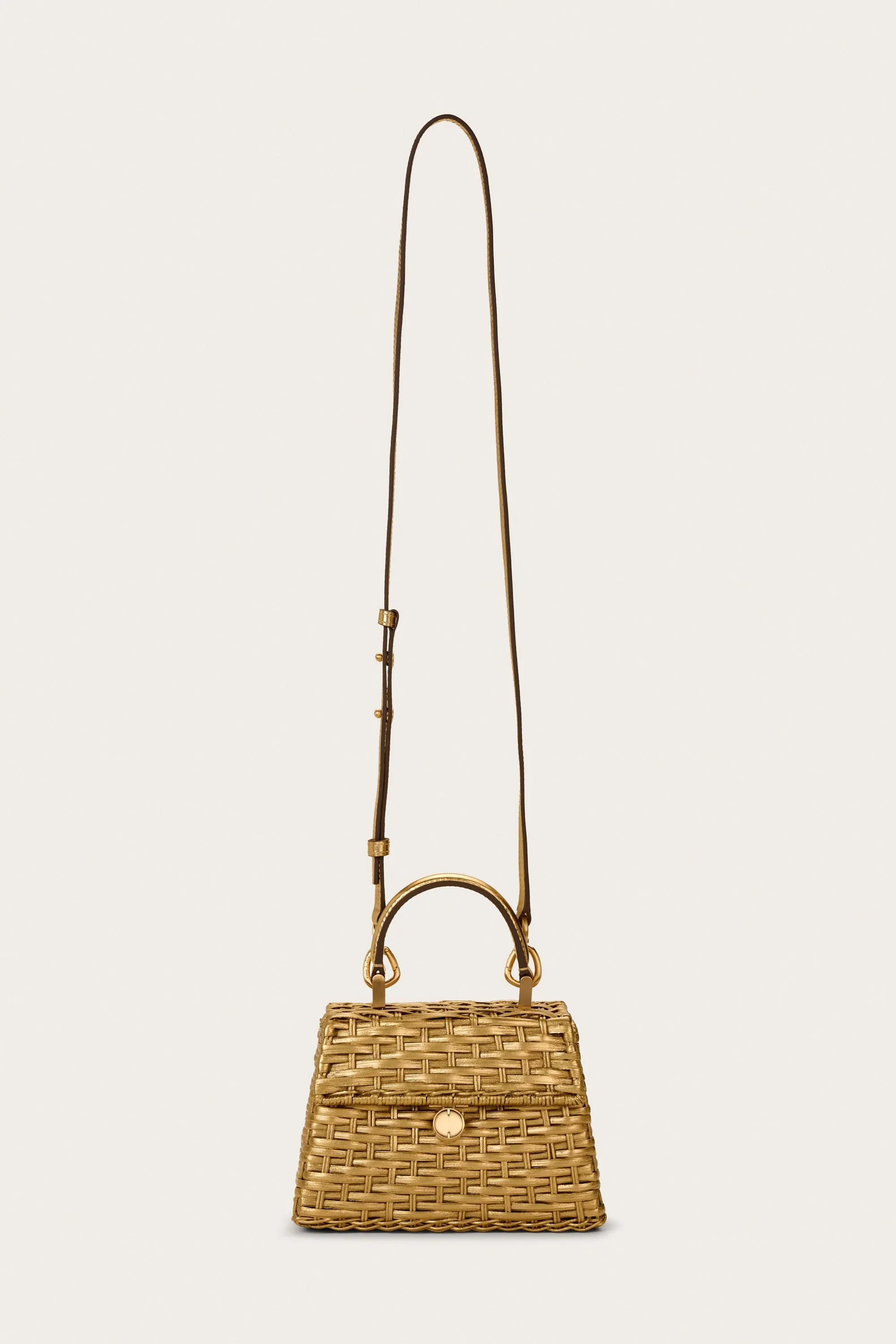 NANO SYBIL CROSSBODY BAG - BRUSHED BRASS sold by cult gaia product image thumbnail 4