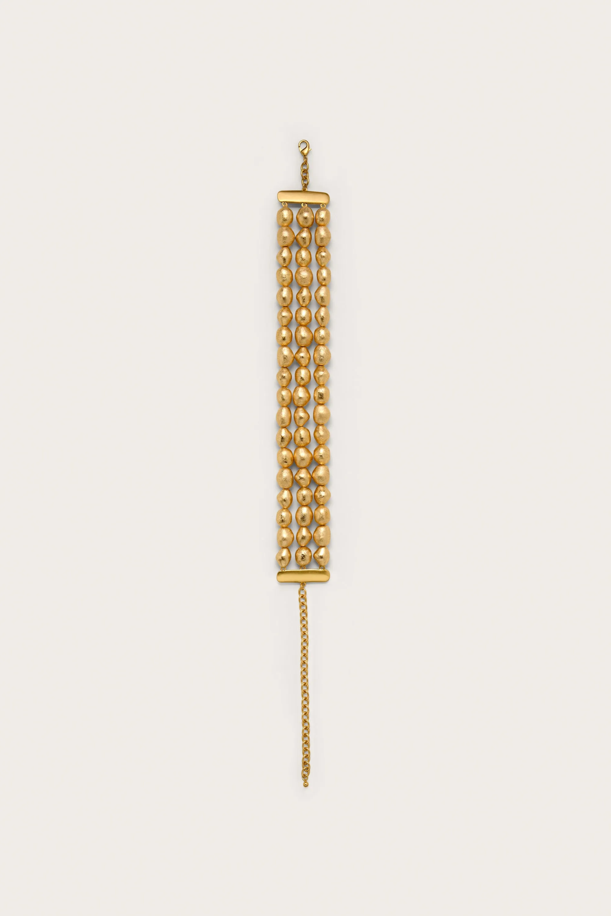 NORA CHOKER - GOLD FOILED WOOD sold by Cult Gaia
