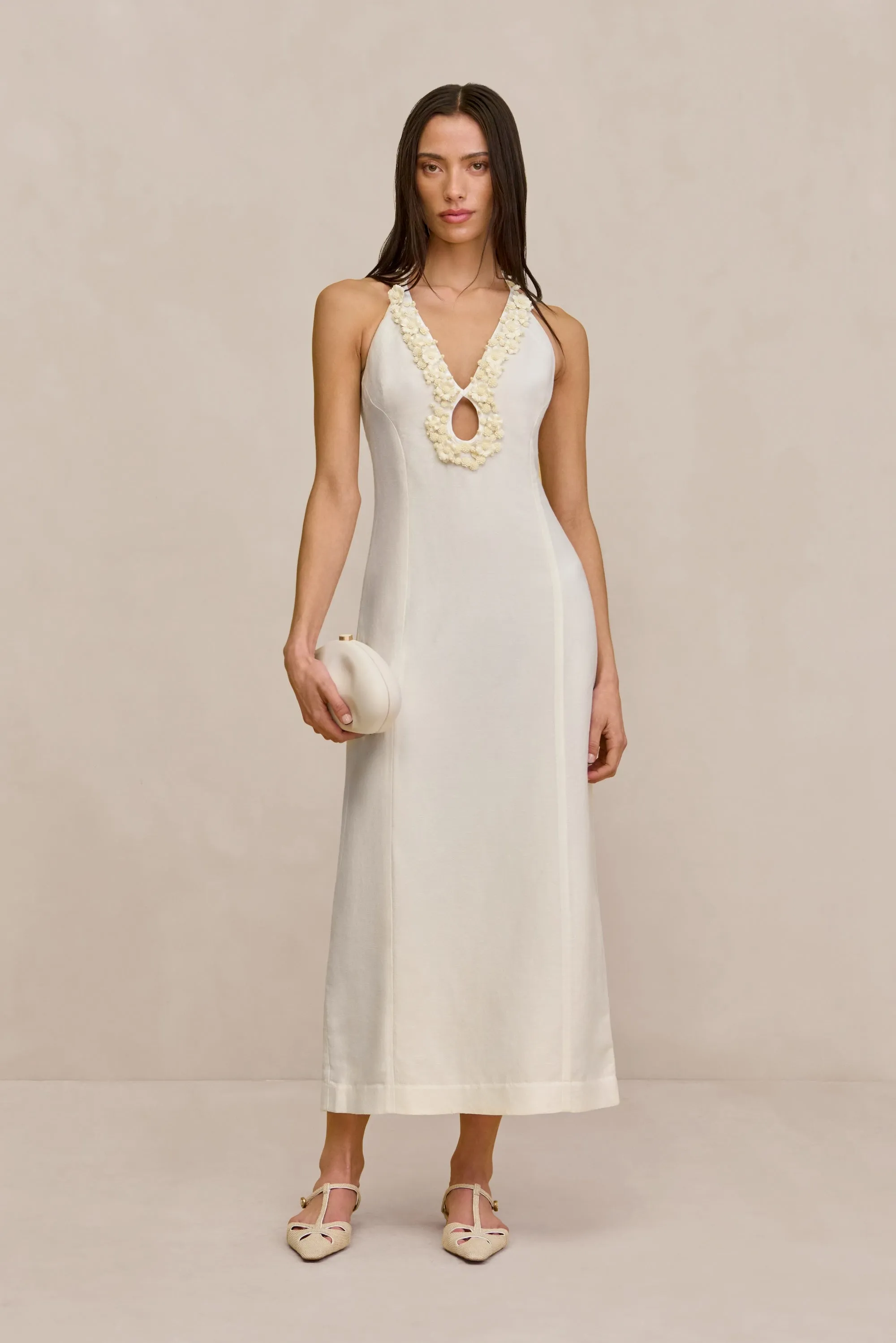 LENA DRESS - OFF WHITE sold by Cult Gaia