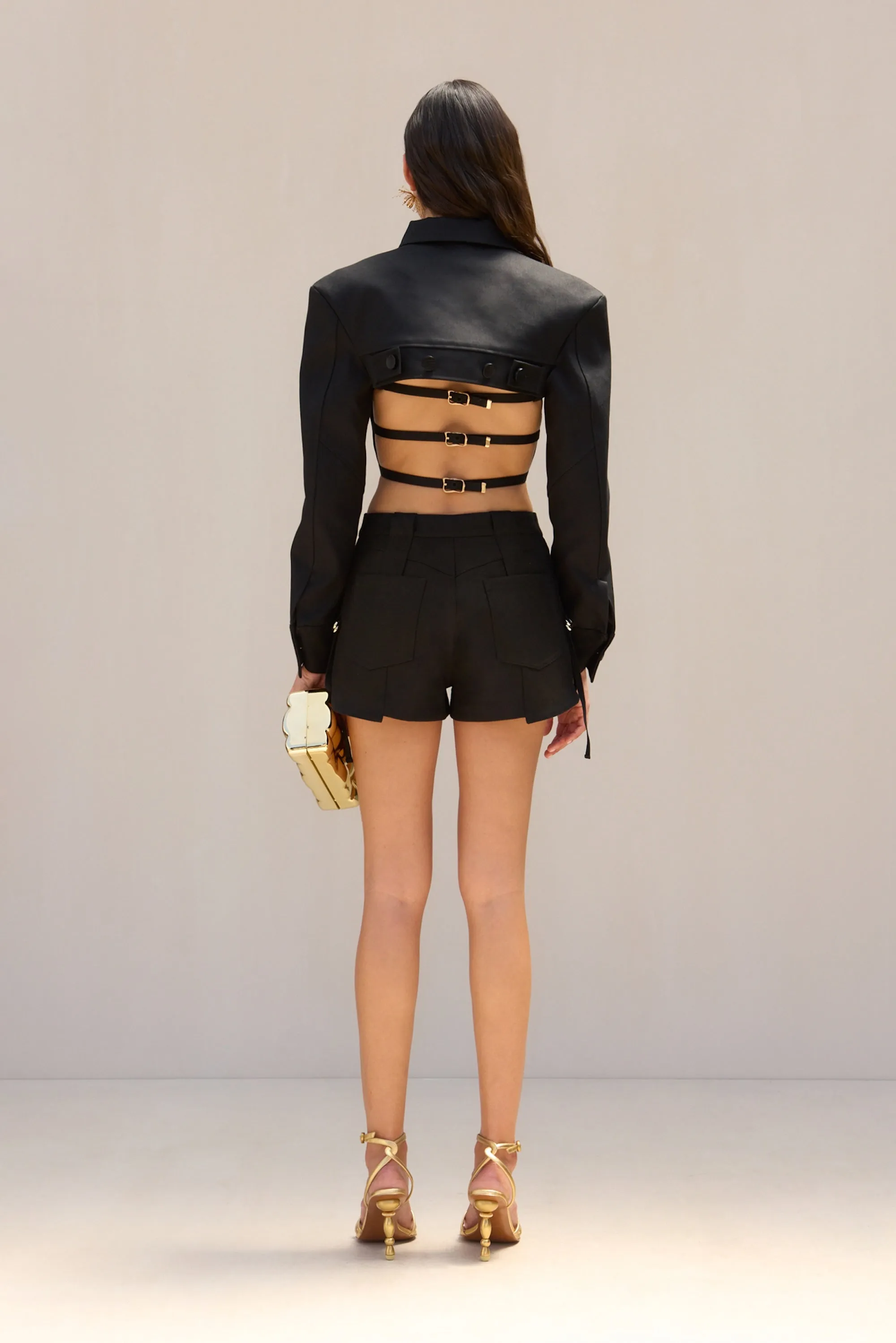 SHELLEY SHORT - BLACK sold by Cult Gaia product image thumbnail 4