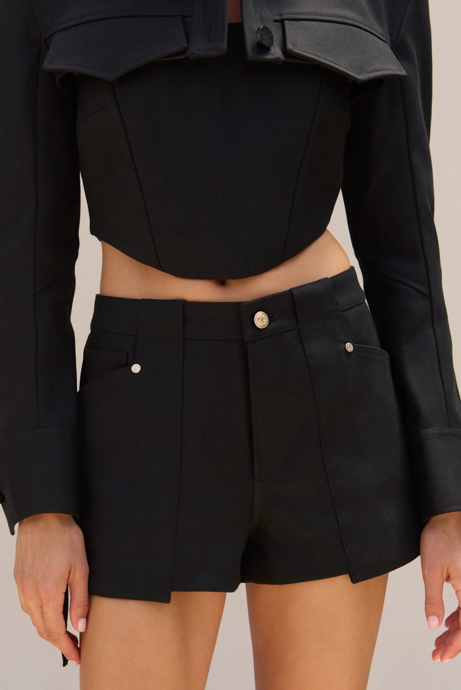 SHELLEY SHORT - BLACK sold by Cult Gaia product image thumbnail 2