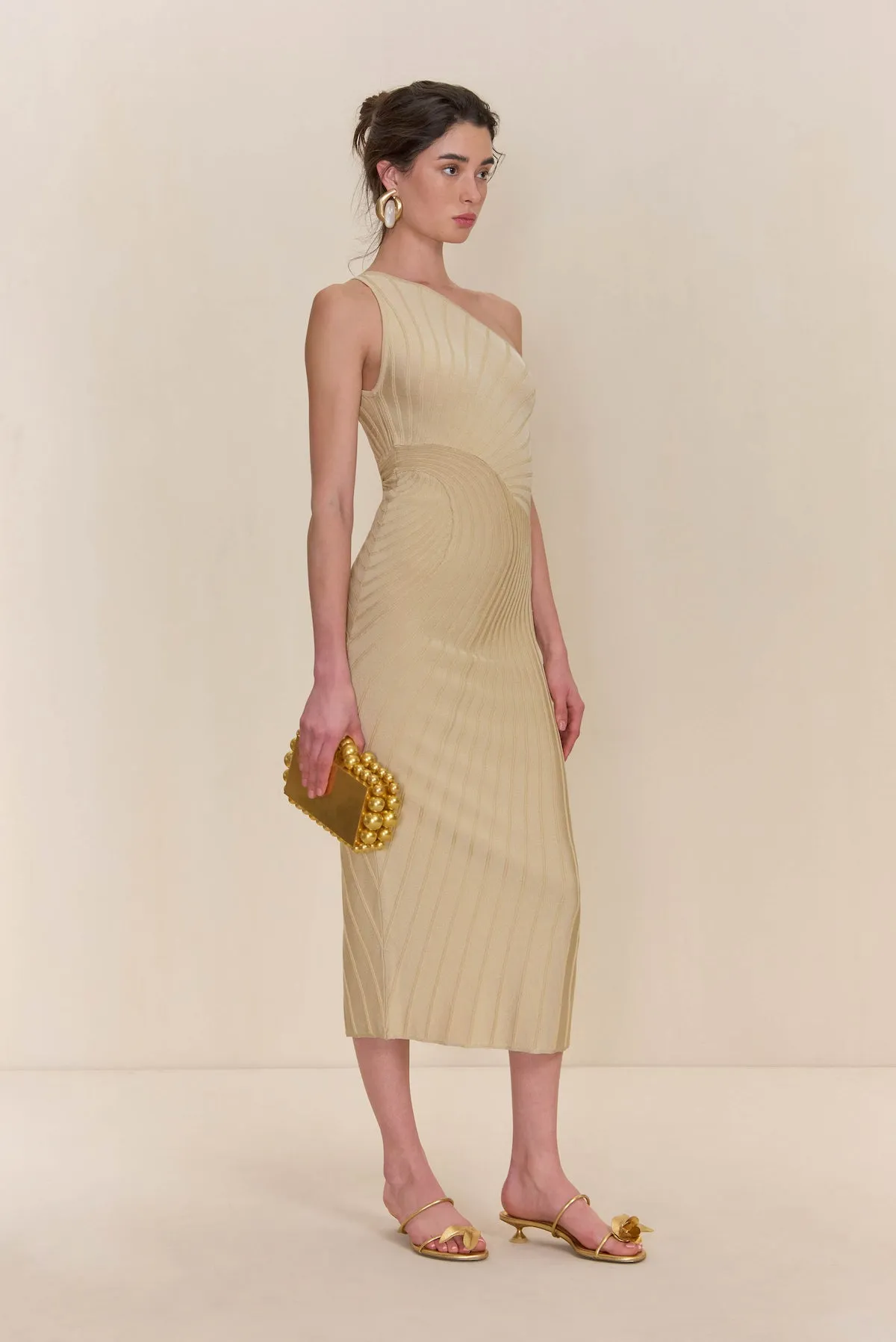 RAITH KNIT DRESS - BEACH sold by Cult Gaia product image thumbnail 3