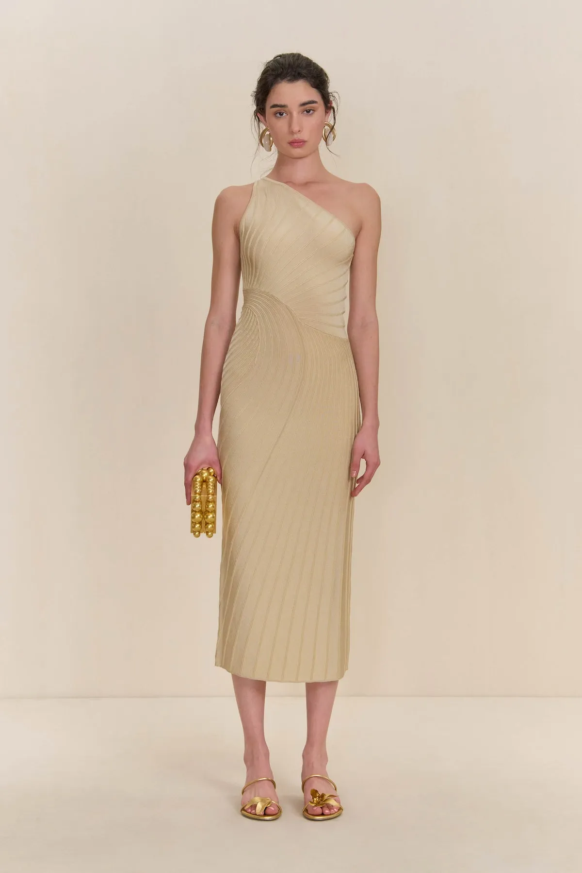 RAITH KNIT DRESS - BEACH sold by Cult Gaia