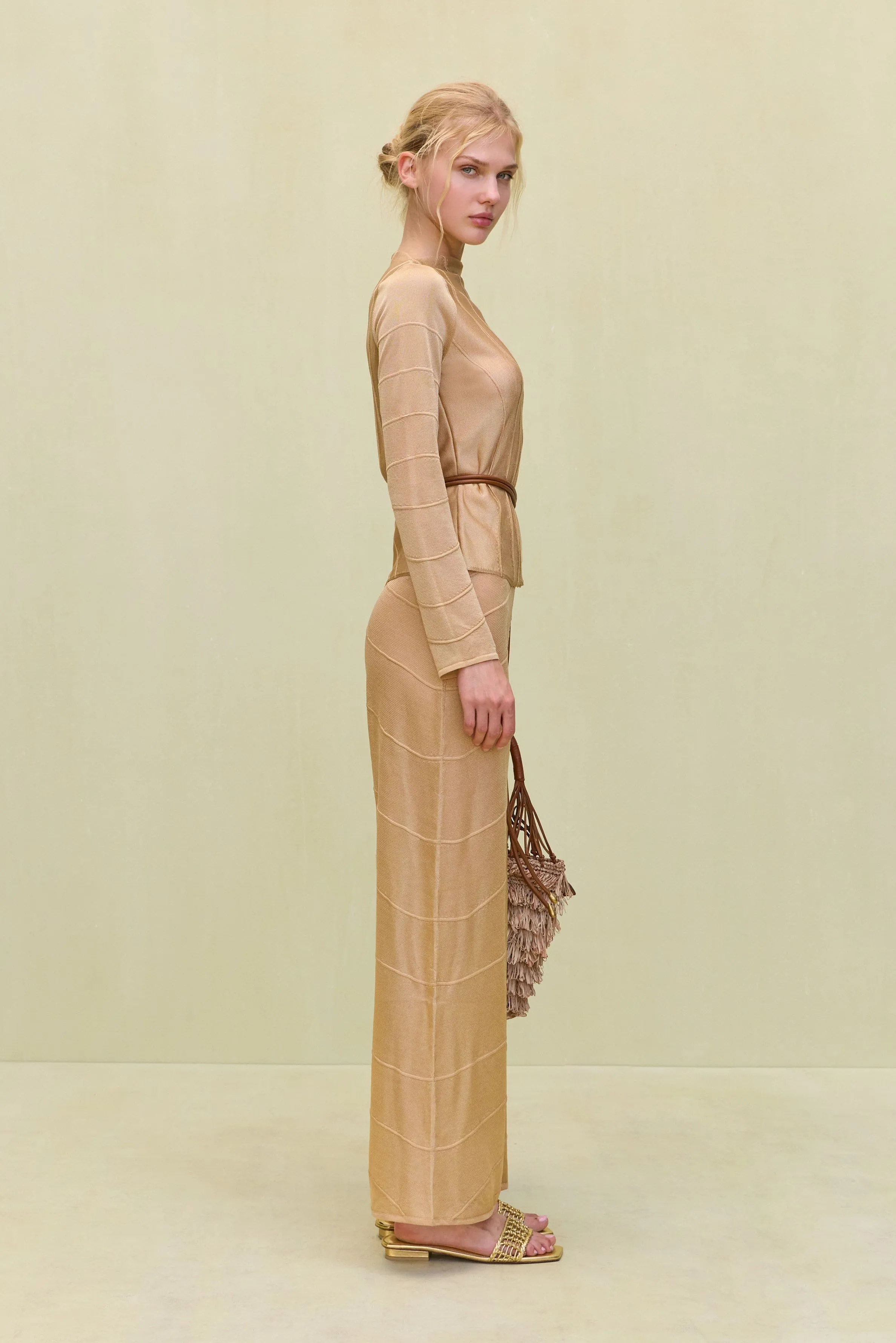 PARKER KNIT PANT - TIERRA sold by Cult Gaia product image thumbnail 3