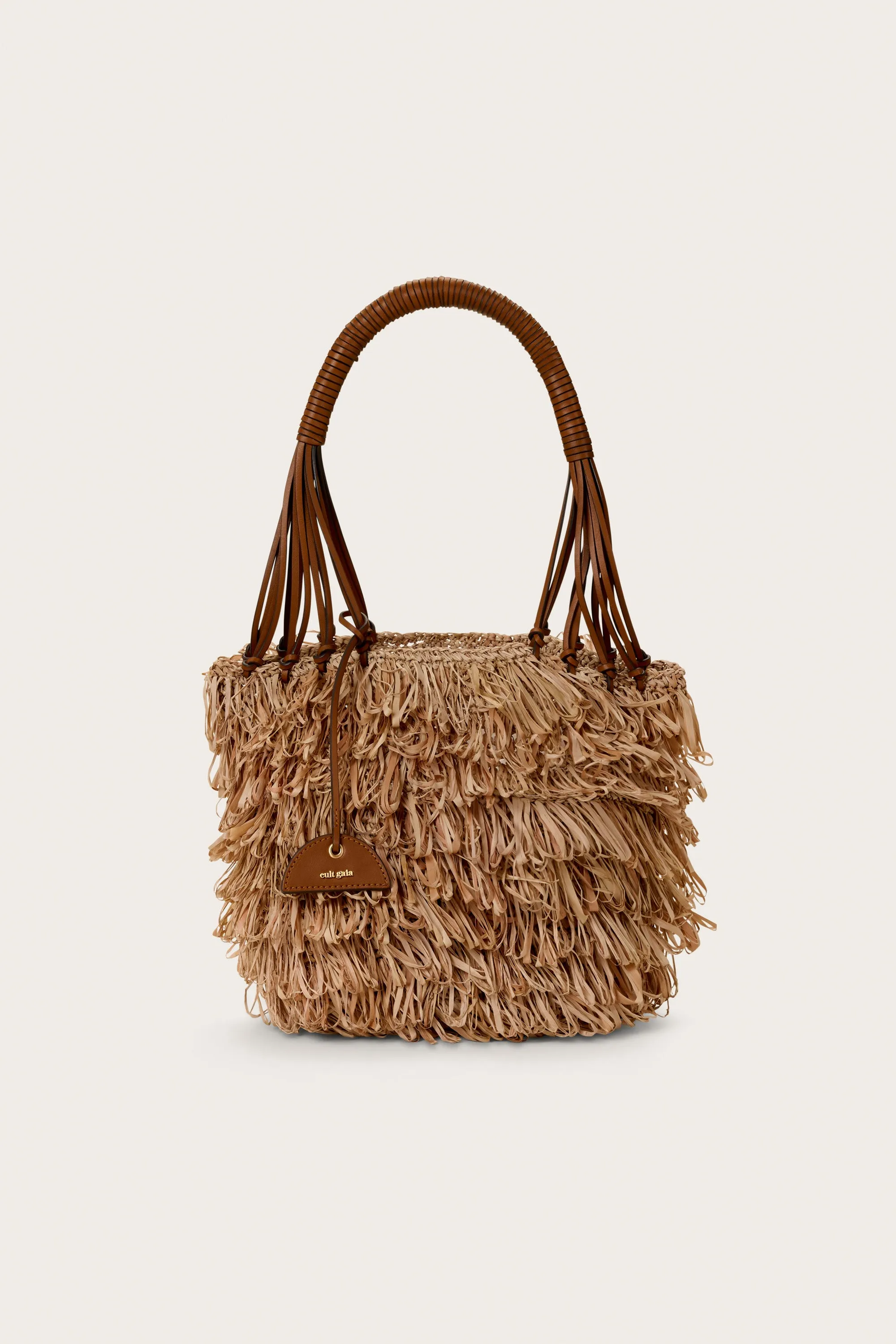 MILADIA SHOULDER BAG - TOASTED NATURAL sold by Cult Gaia