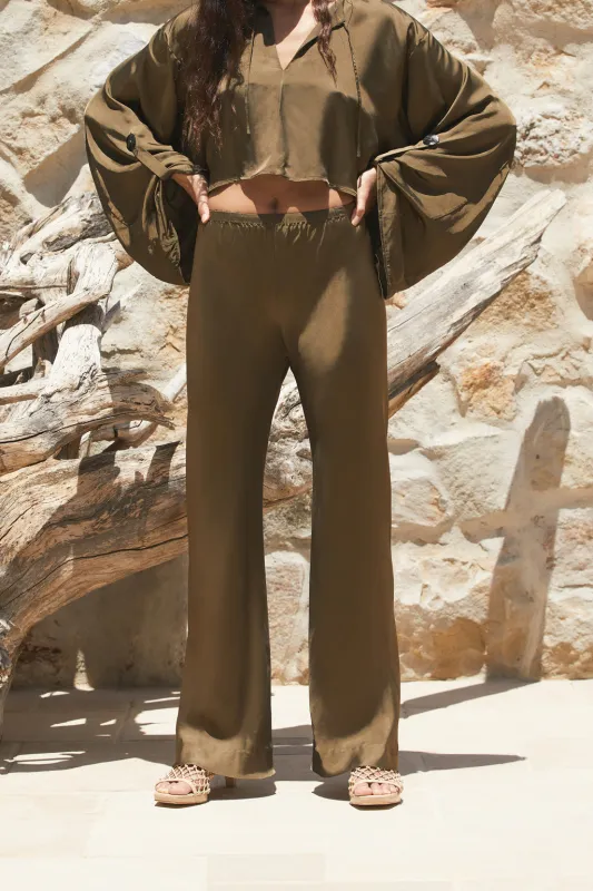 STACIE PANT - OLIVE sold by cult gaia